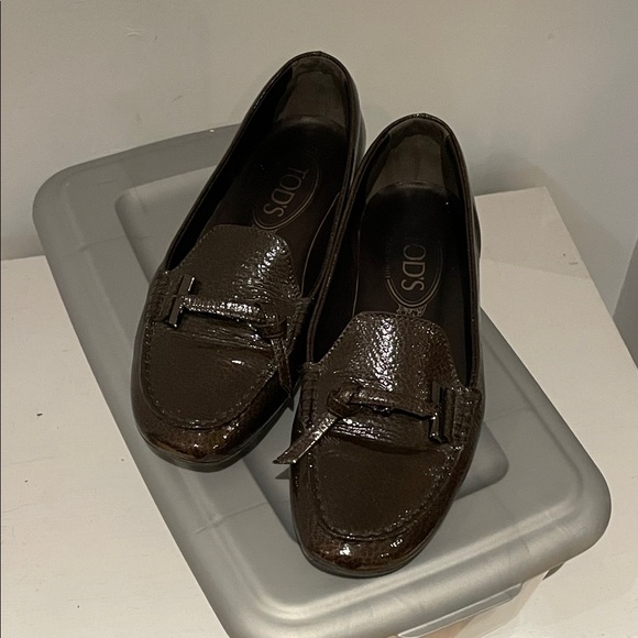 Tod's Shoes - Tod’s Patent Leather Loafers - Size 35.5